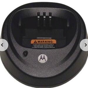 Motorola WPLN4137C Single-Unit Desktop Charger Base | PMPN4133A x2 NO PLUG